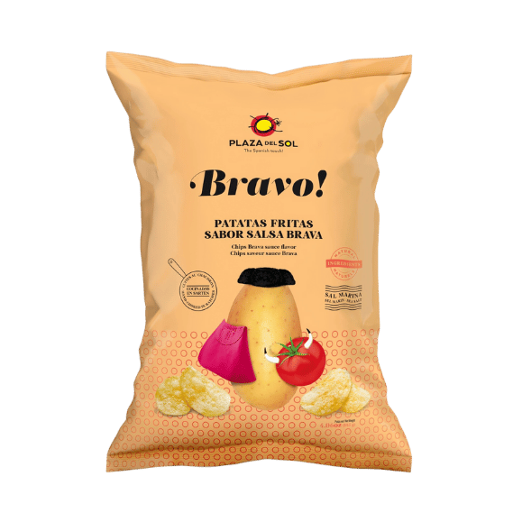 Bravo (Brava - Sauce Rezept) Chips (115g) Plaza del Sol - Araxxon